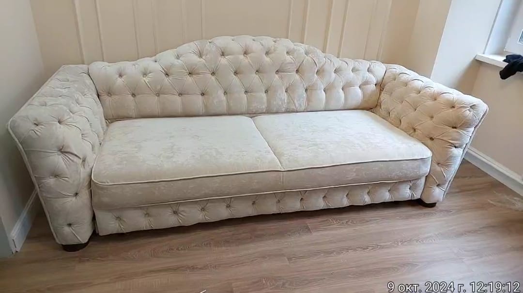 Замена обивки дивана на дому. Малоархангельск